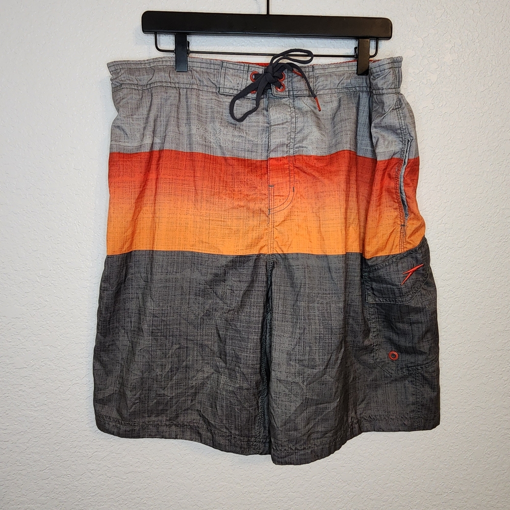 Speedo's Men's swim trunks shorts watershorts 7840426 090 Granite XL